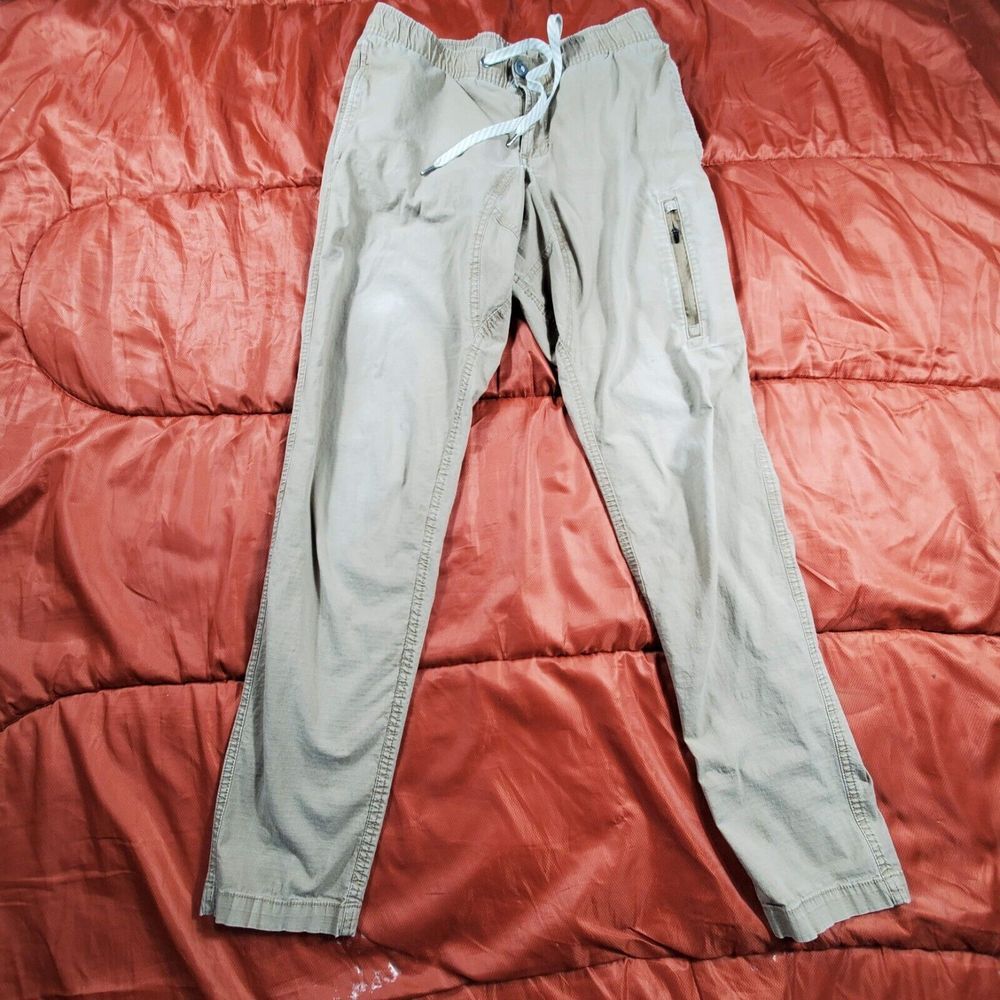 Vuori Ripstop Pants Men's‎ Size Small Climber Pants Tan Beige 28x27 *FLAWS*